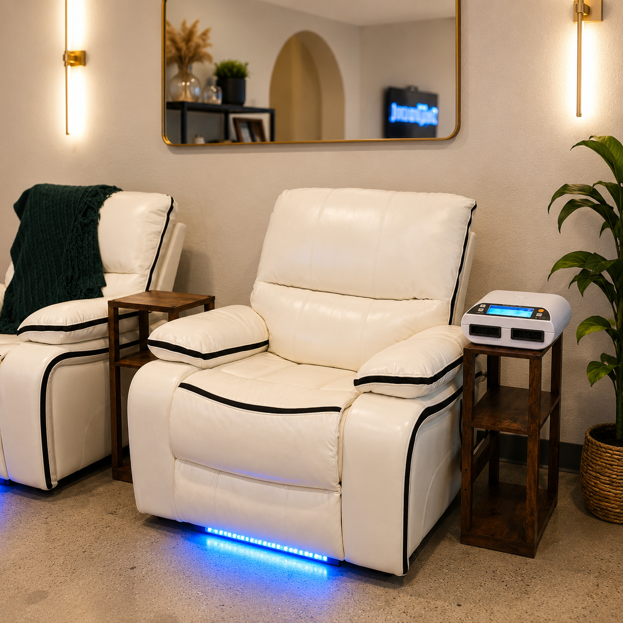 Lymphatic Compression at Citrus and Sage Wellness Retreat in Redlands CA